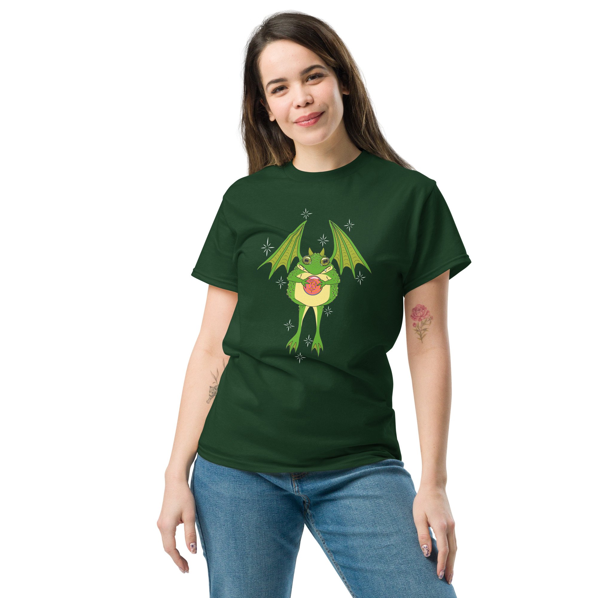 unisex-classic-tee-forest-green-front-69e5987cc528c.jpg