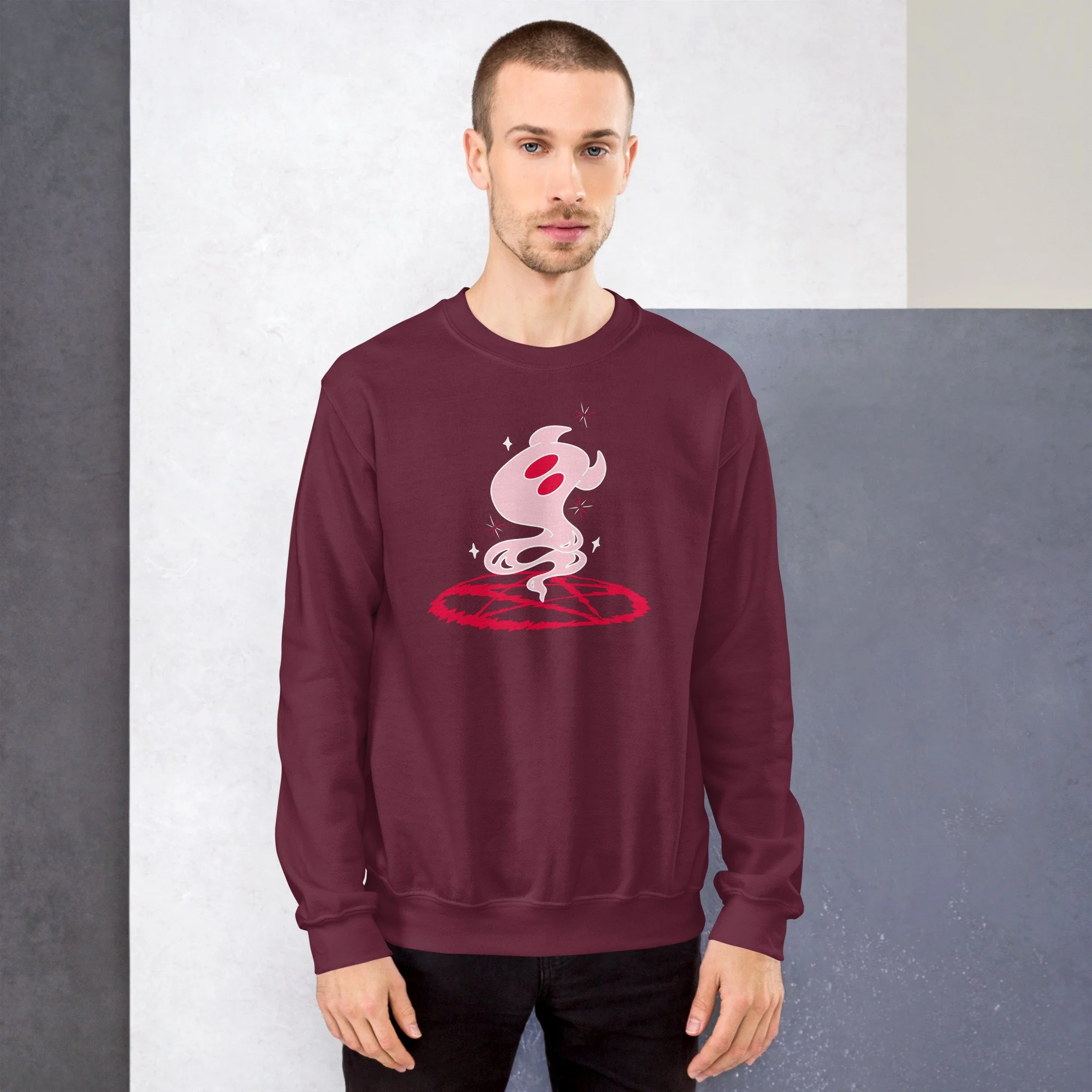 unisex-crew-neck-sweatshirt-maroon-front-69f94e1c33fb3.jpg