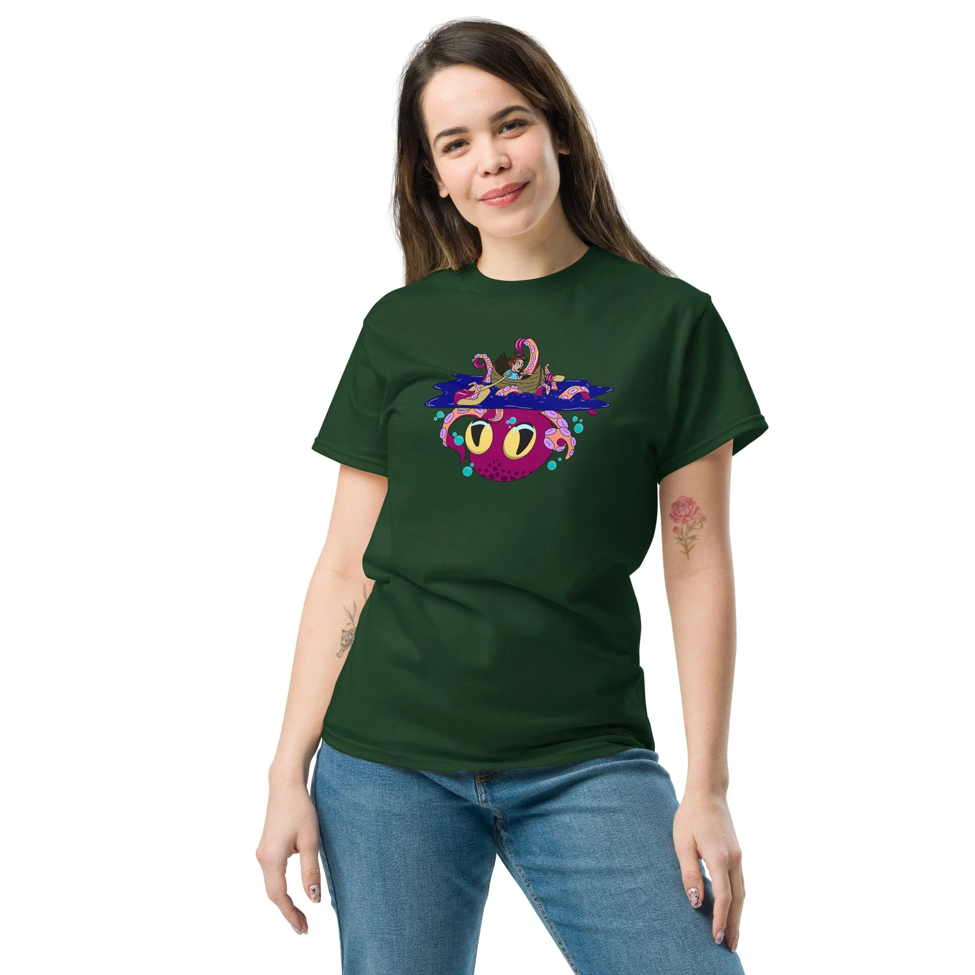 unisex-classic-tee-forest-green-front-69fa05903873c.jpg