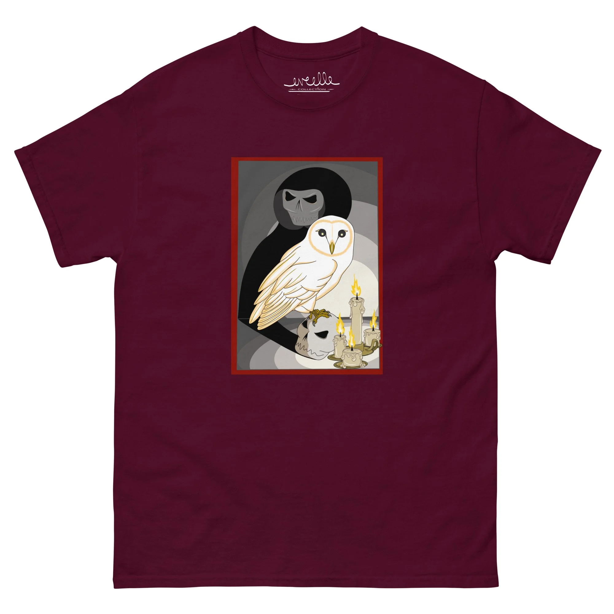 unisex-classic-tee-maroon-front-6a7387943417c.jpg
