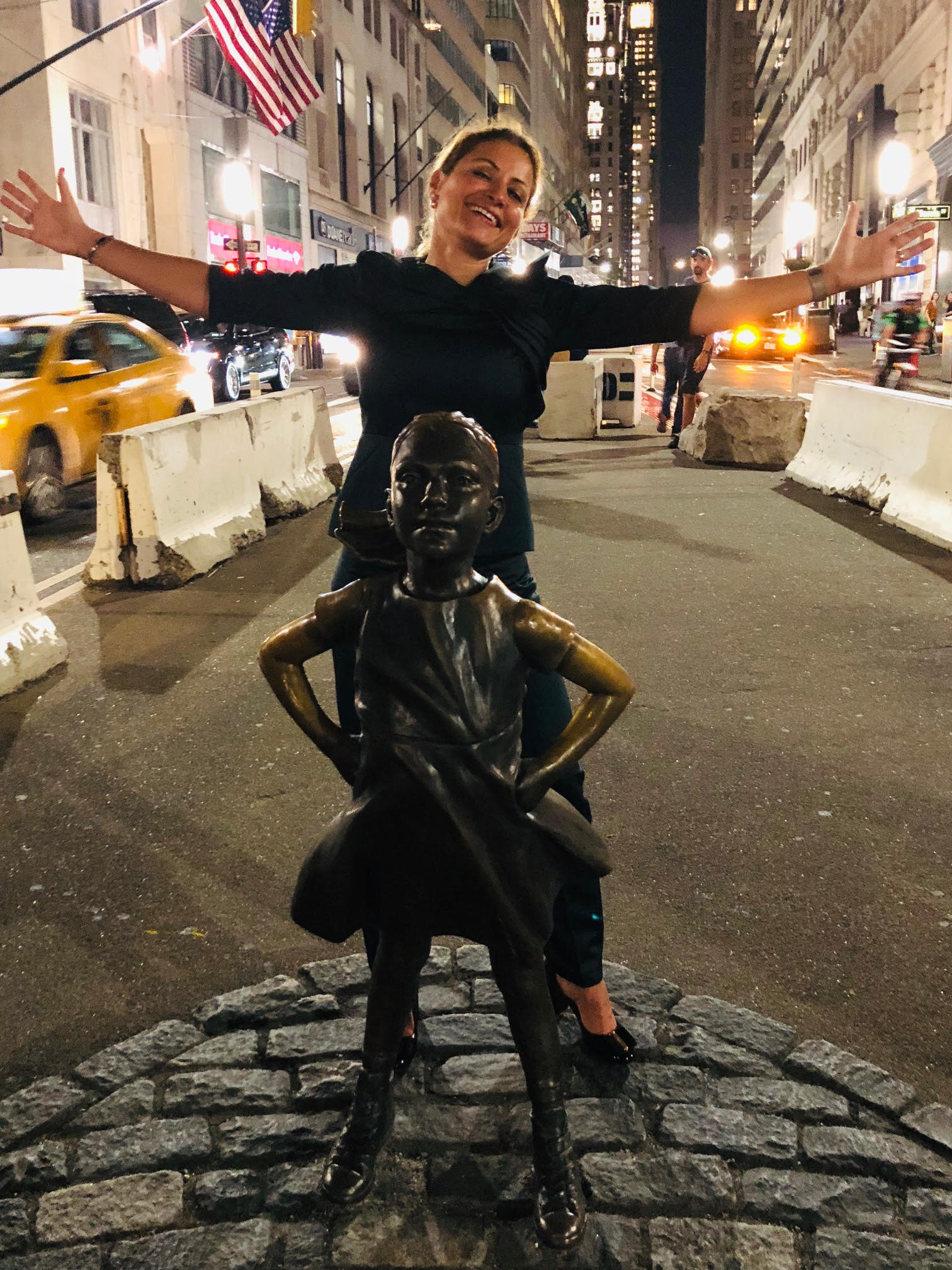  Photo taken fall of 2018 in front of Fearless Girl in NY right when I decided that I would step down from my career to reinvent myself professionally. 