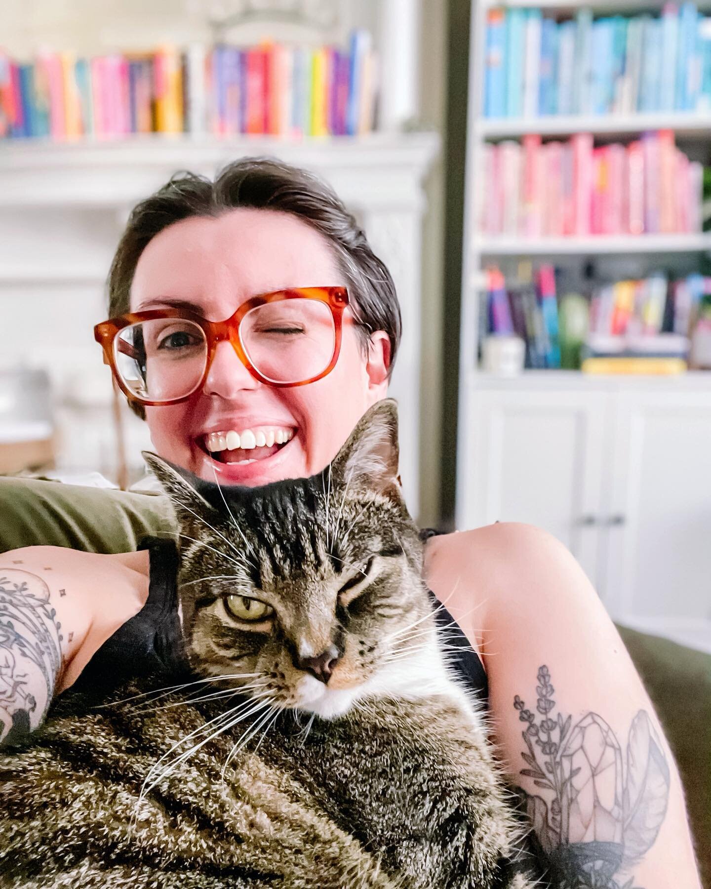 harry and i are winking because something very cool has landed in my inbox and we are being vague about it for secret publishing reasons but we are EXCITED.