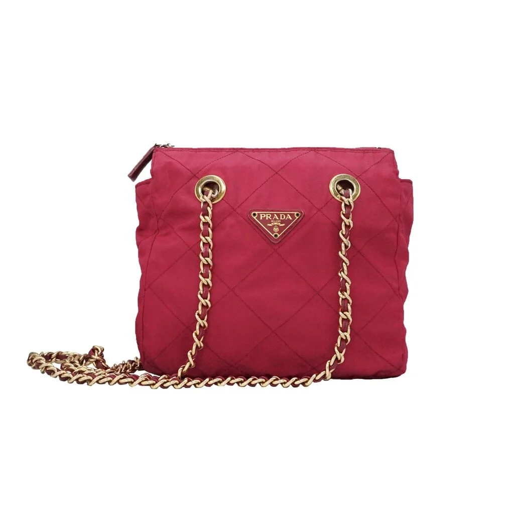 Prada Pink Tessuto Shoulder Bag
