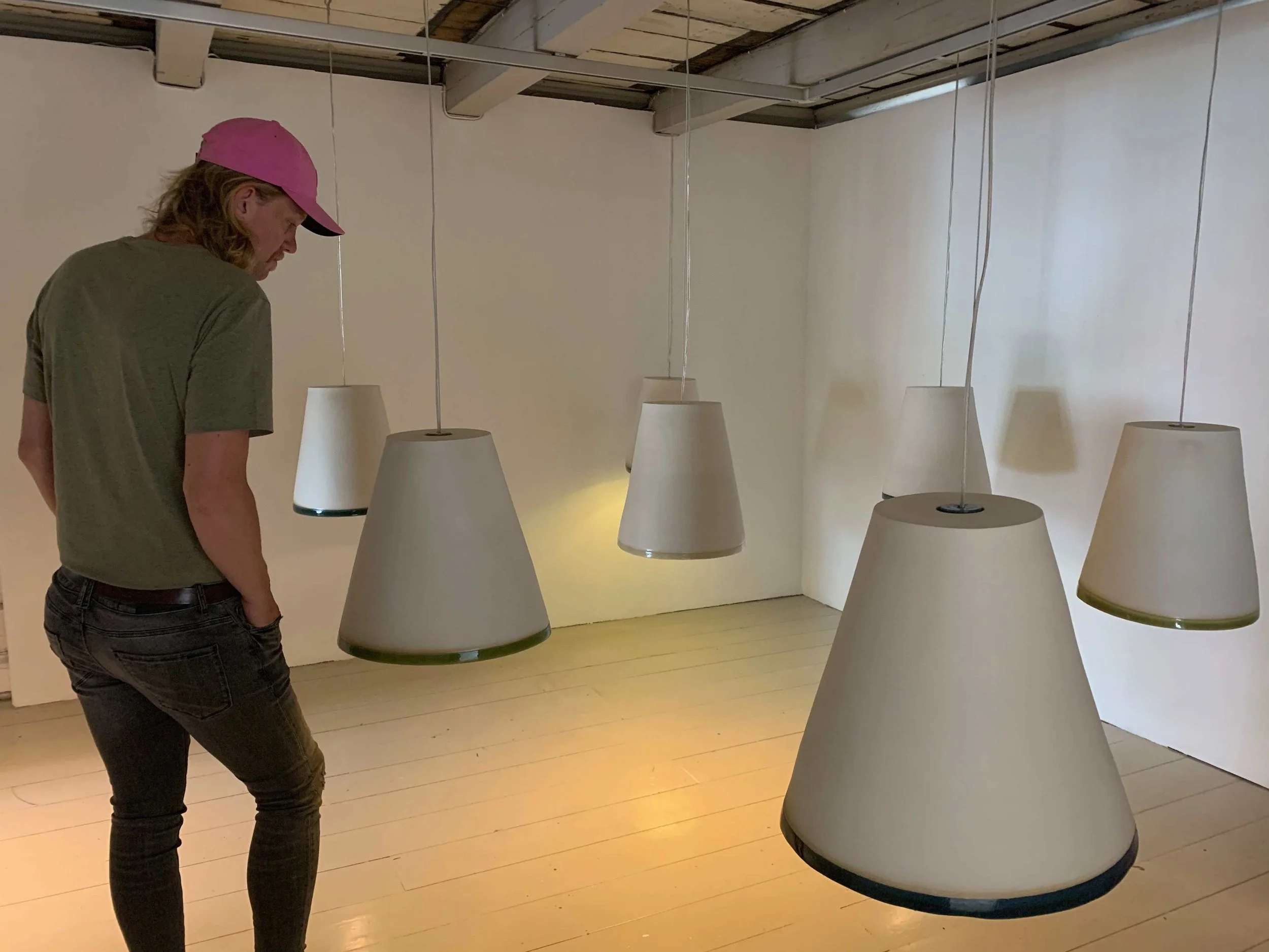  Fra separatutstillingen til Martin Woll Godal: “Volum”.  Foto: Victoria Solberg 