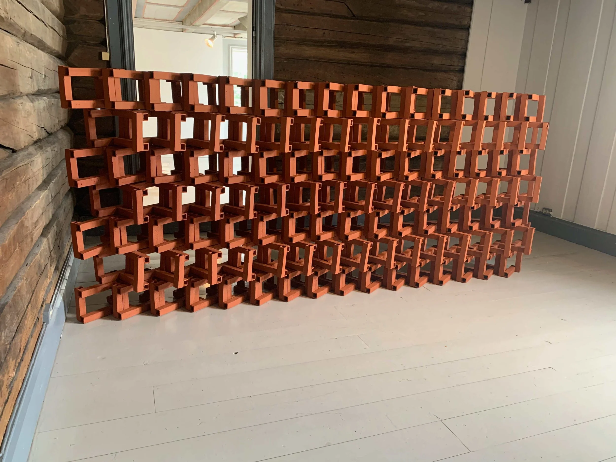  Fra separatutstillingen til Martin Woll Godal: “Volum”.  Foto: Victoria Solberg 