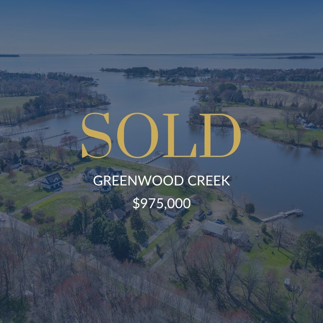 🎉Sold: 2444 Bennett Point Road, Queenstown, MD 🎉

$975,000

Congratulations to my clients on the sale of this quaint 3 bedroom, 2.5 bath rancher on Greenwood Creek. Their parents owned the home for nearly 30 years--The Campbell Retreat. A warm welc