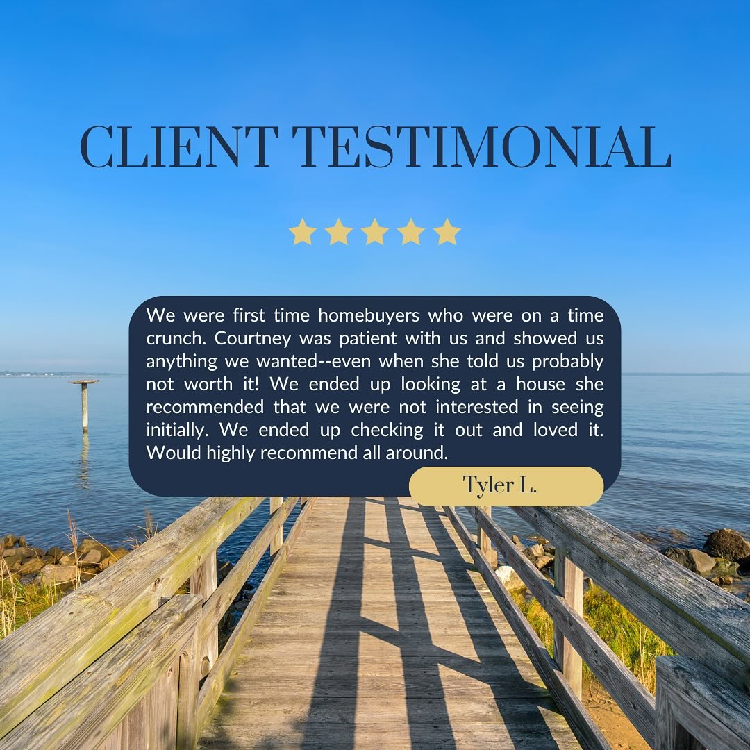Another happy 😊 homeowner! When you spend time getting to know your clients, you always find them the right spot. 🏠 Thank you Tyler! ⁣
⁣
⁣
⁣⁣⁣⁣
#easternshore #5stars #chesapeakebay #clientreview #marylandrealestate #easternshorerealtor