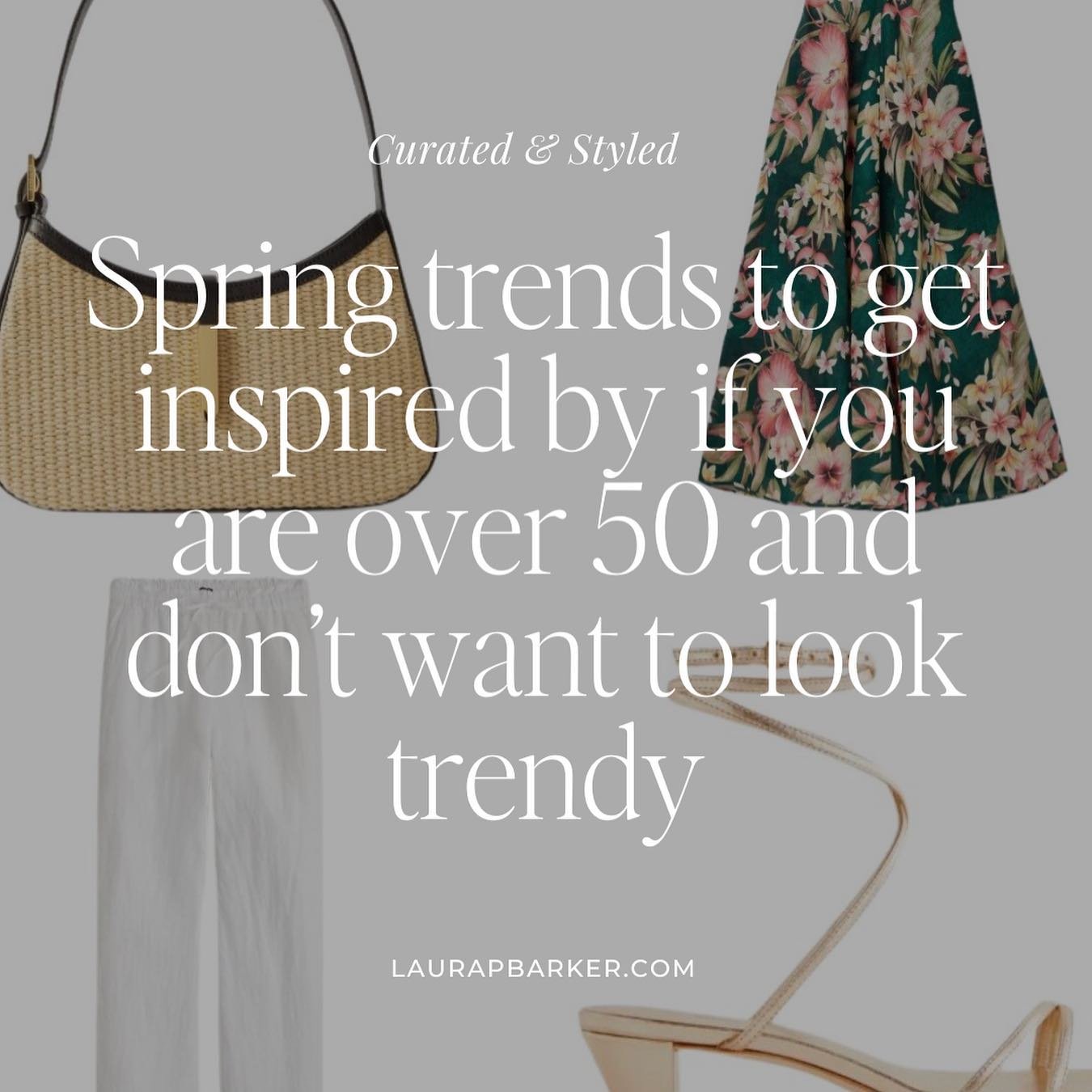 Your&rsquo;e over 50 and you want to modern, not trendy. 

Can you relate? 💫

In the spirit of evolution, I&rsquo;m sharing something a little different this month on the blog. 
I&rsquo;ve curated some Spring trends for you that are timeless, not tr