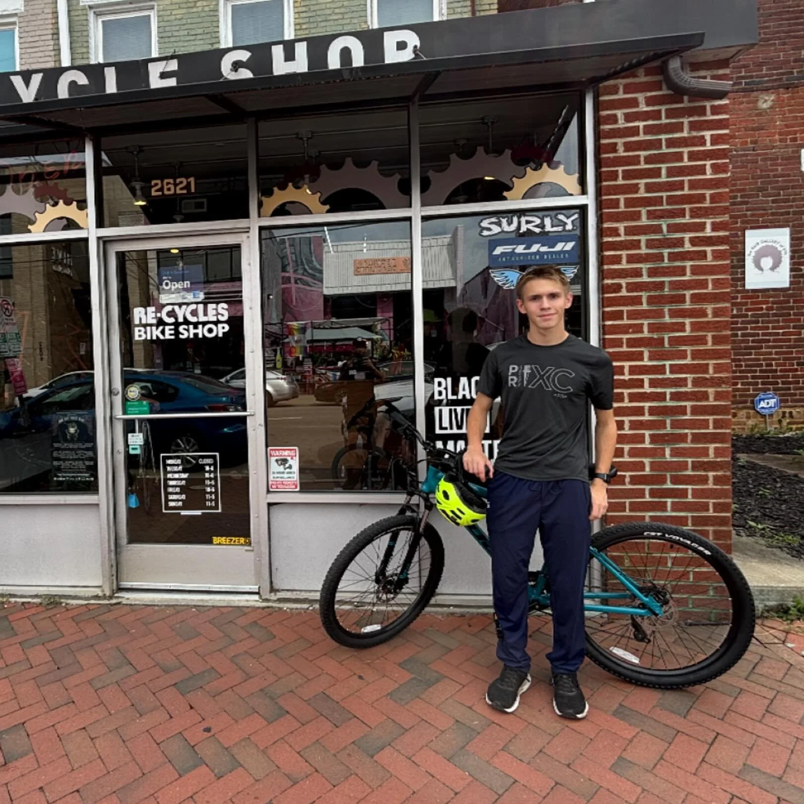 Happy #newbikeday ! Just because it’s dreary out doesn’t mean you can’t still have fun on a bike! Stay safe out there on the roads with lights, bright colors and safety gear. #bikelife #bikeday #rvabike