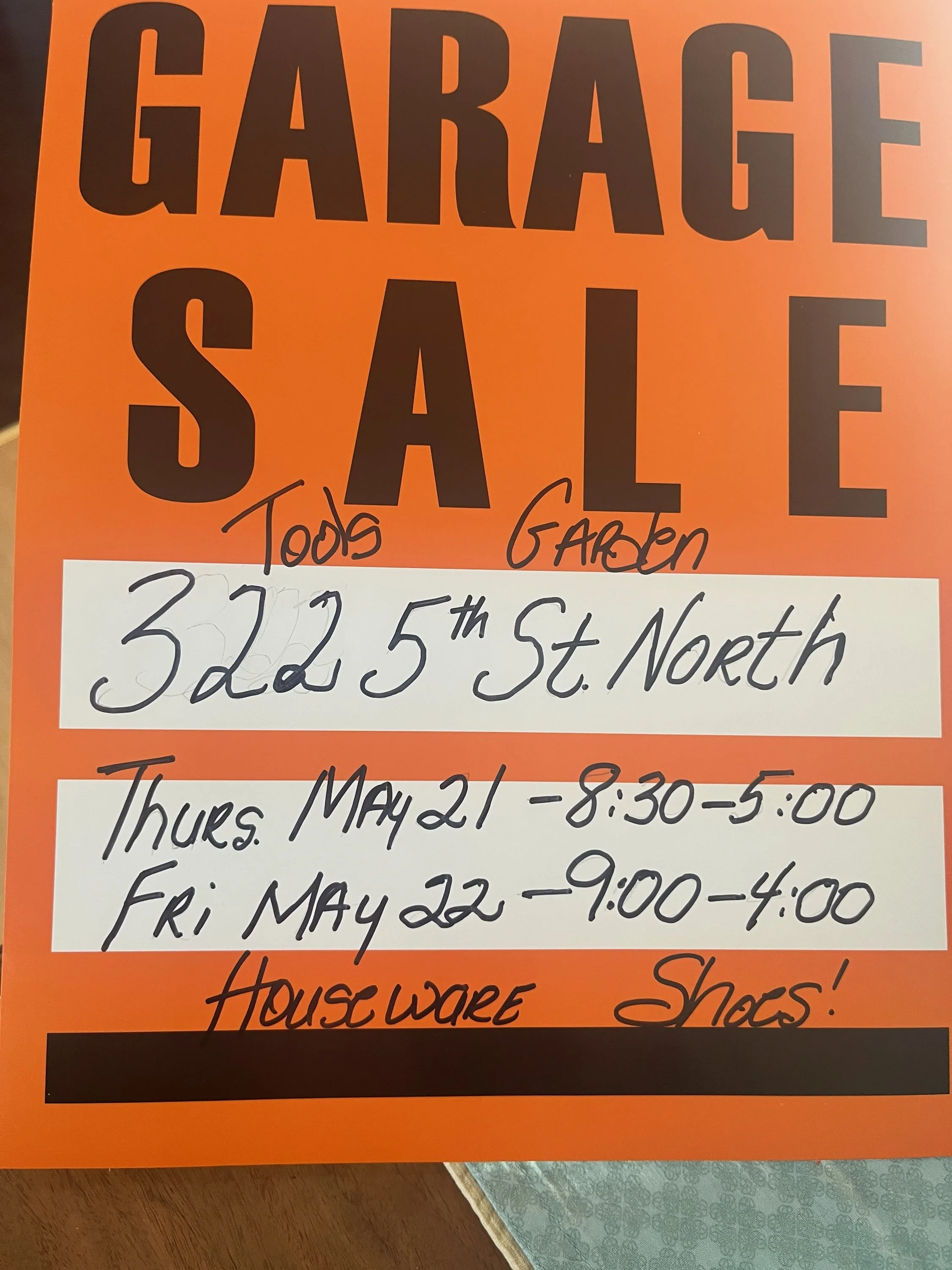 Garage sale