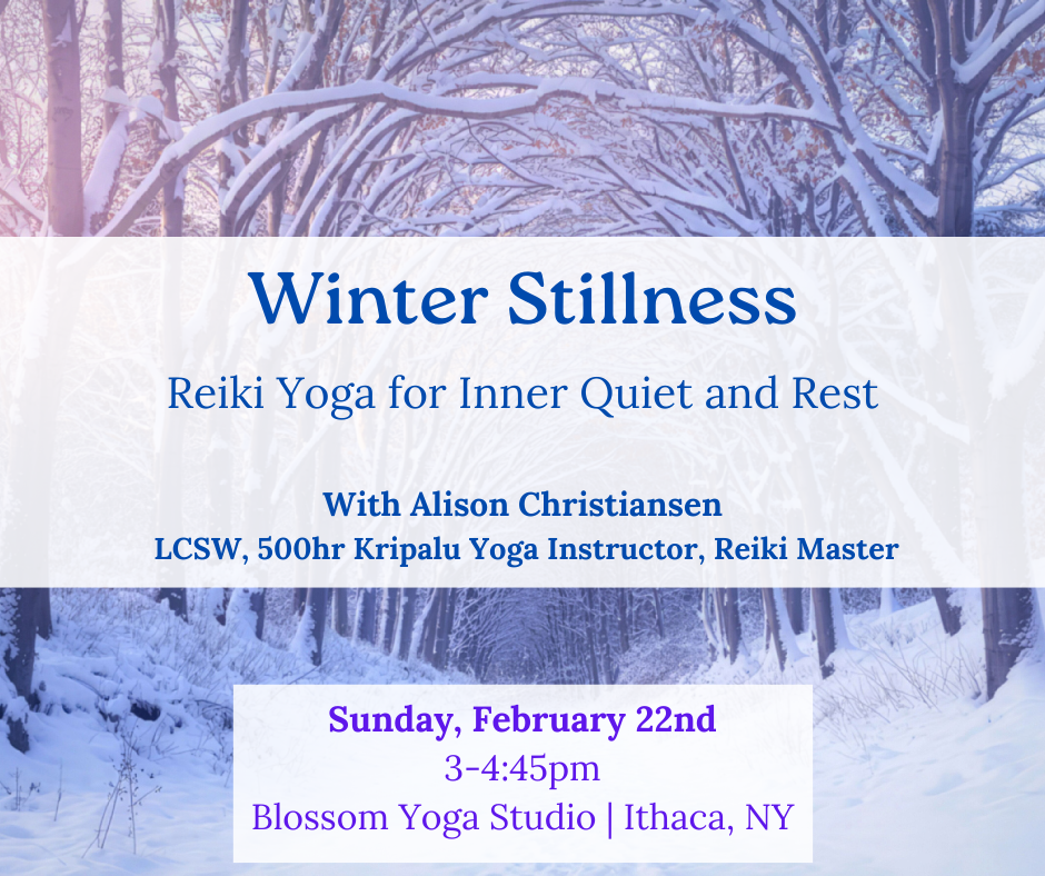 Winter Stillness: Reiki Yoga for Inner Quiet and Rest