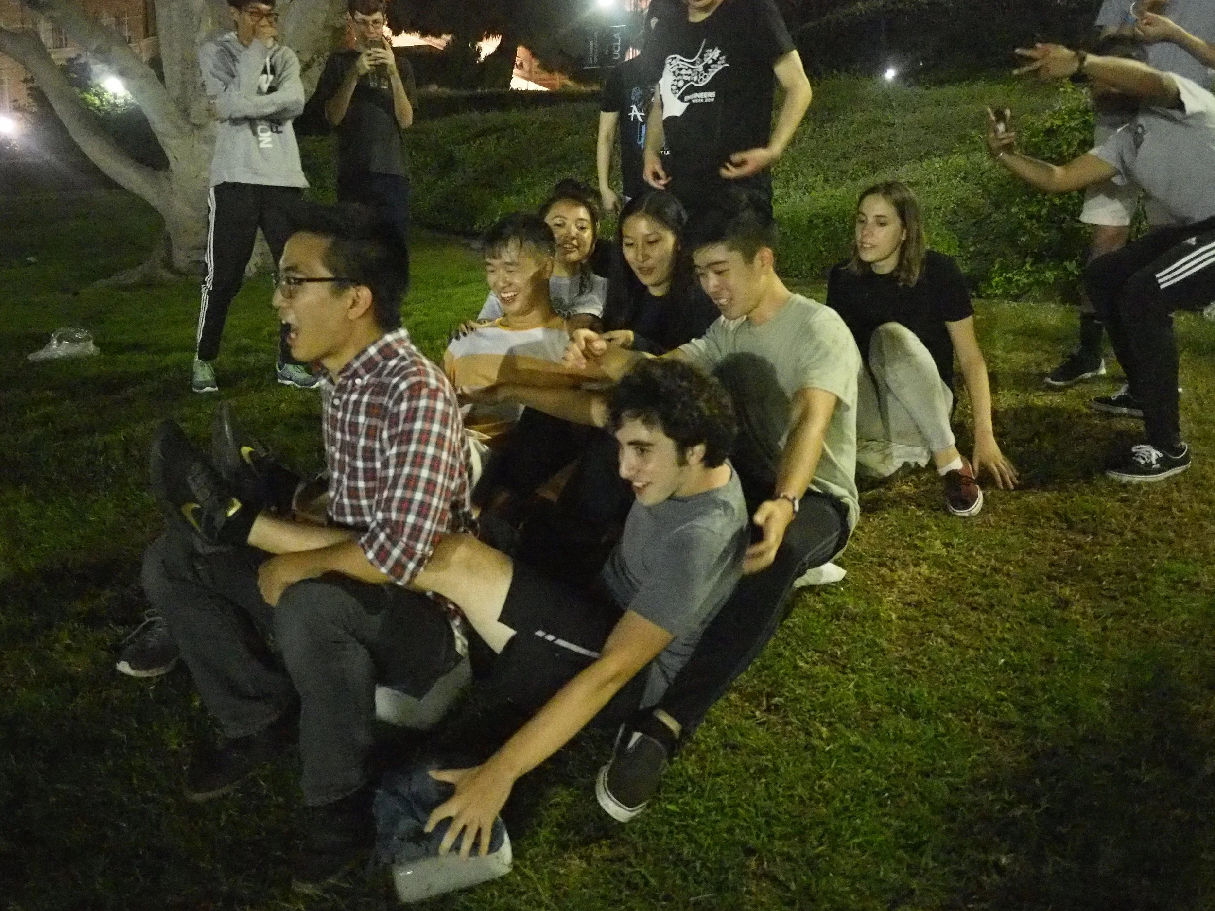 Ice Blocking! A UCLA Tradition!