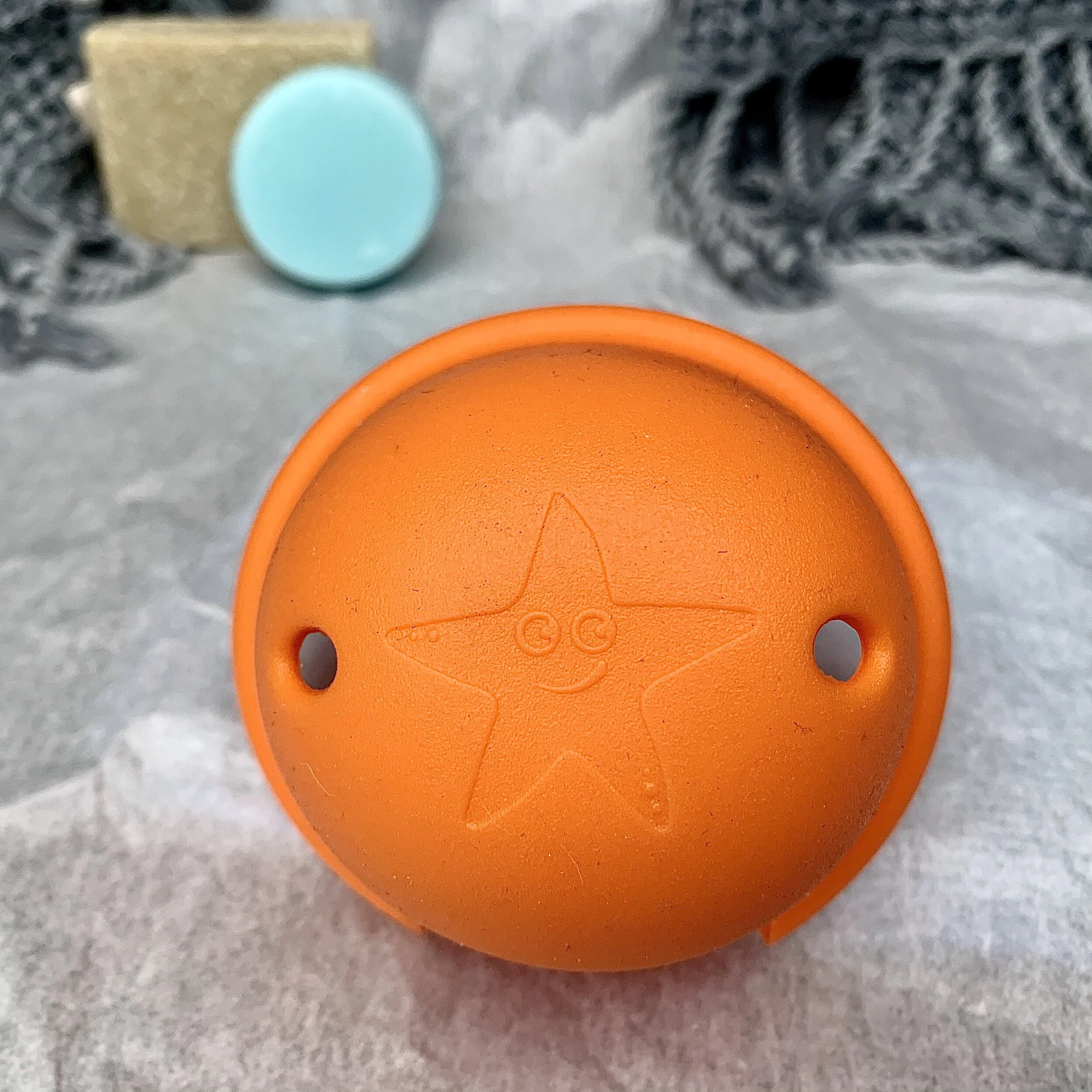 Catch Lever Cover - Orange Starfish
