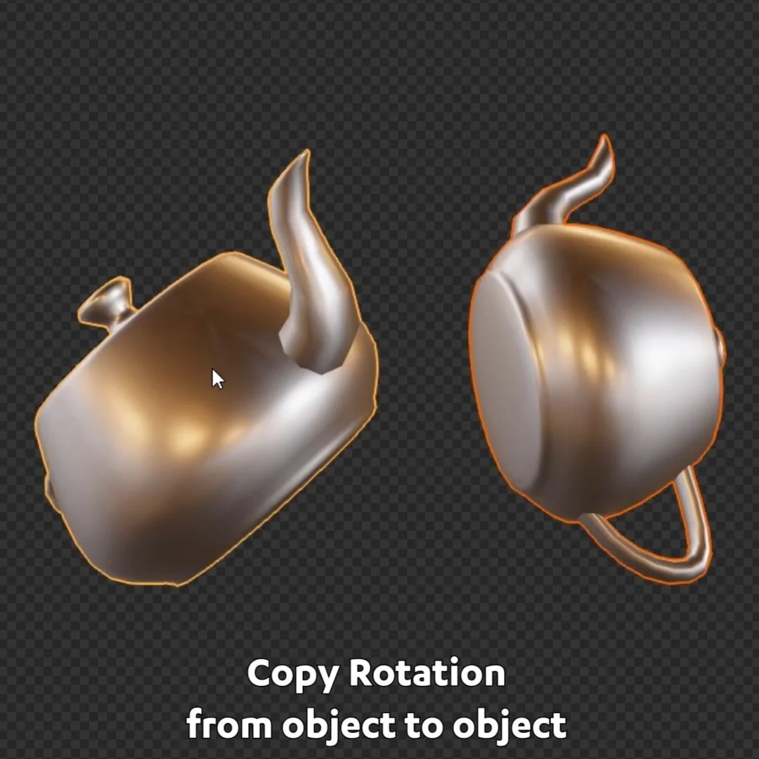 Copy from object to object — Blender Secrets