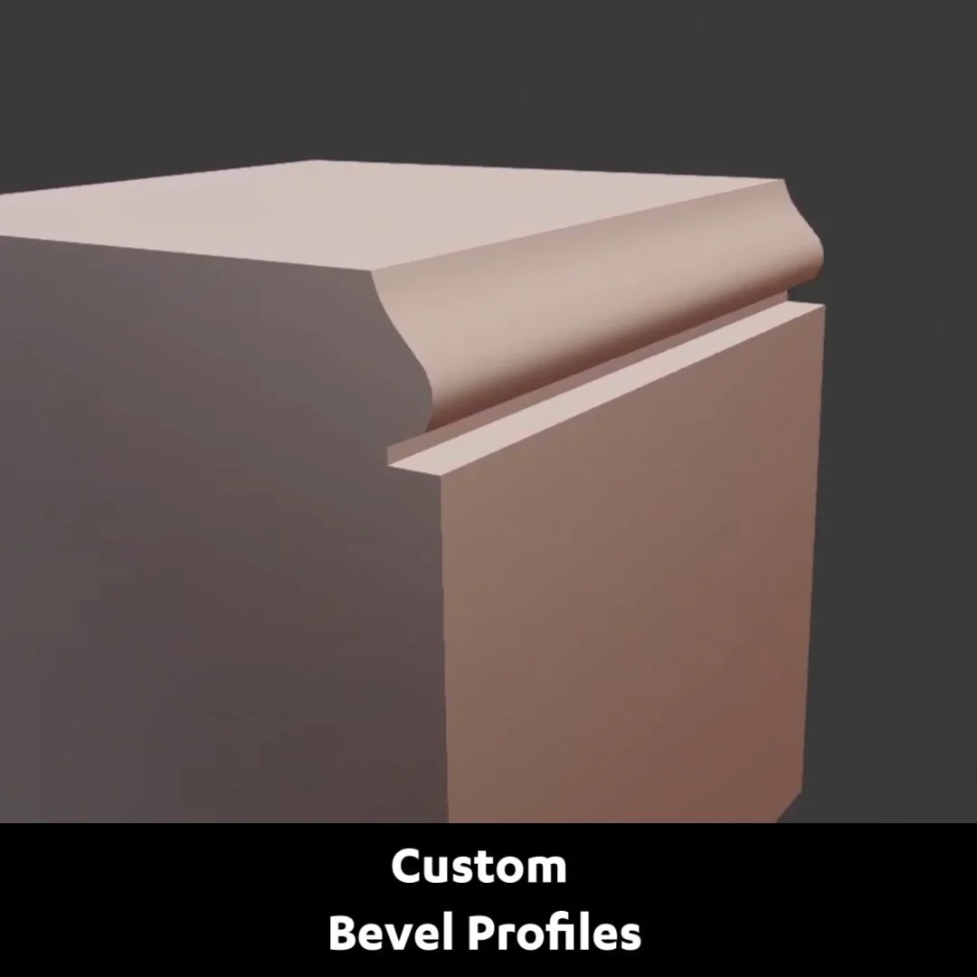 Make Custom Bevel Profiles For Archicectural Modeling In Blender 3d Blender Secrets