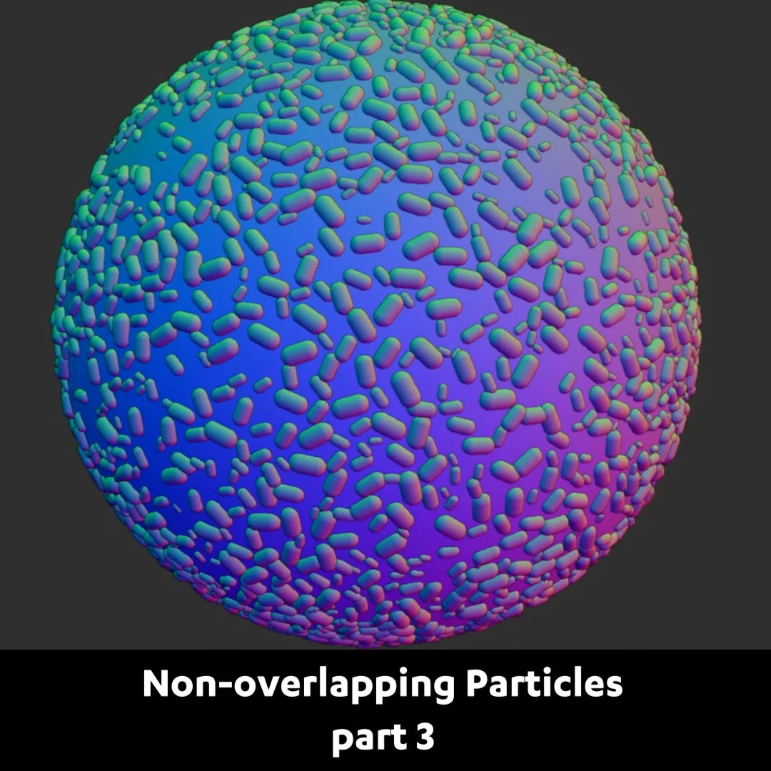 Blender Secrets - Non-Overlapping Particles Method 3