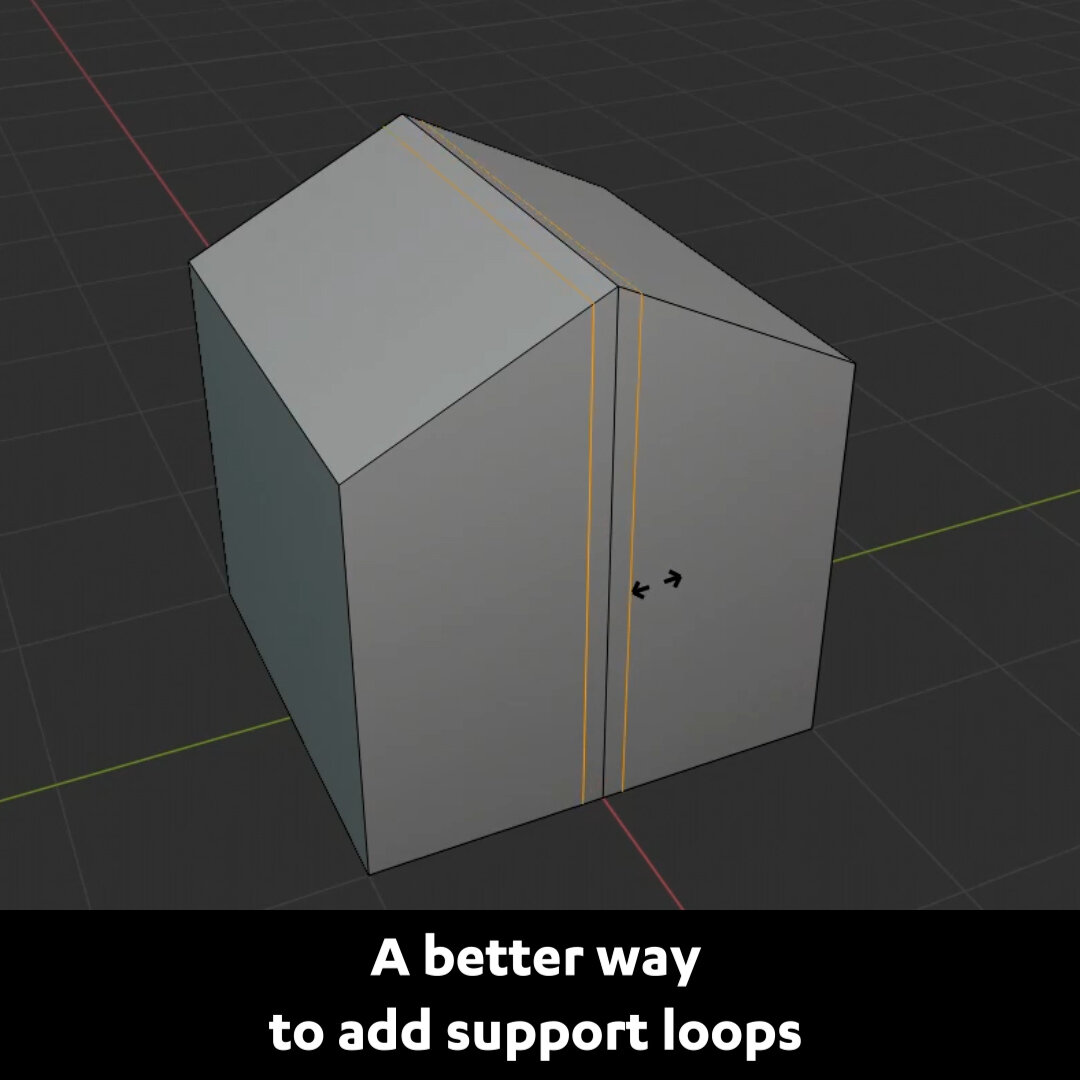 How To Add Support Loops Around An Edge Loop The Clever Way Blender Secrets How To Add Support Loops Around An Edge Loop The Clever Way Blender Secrets