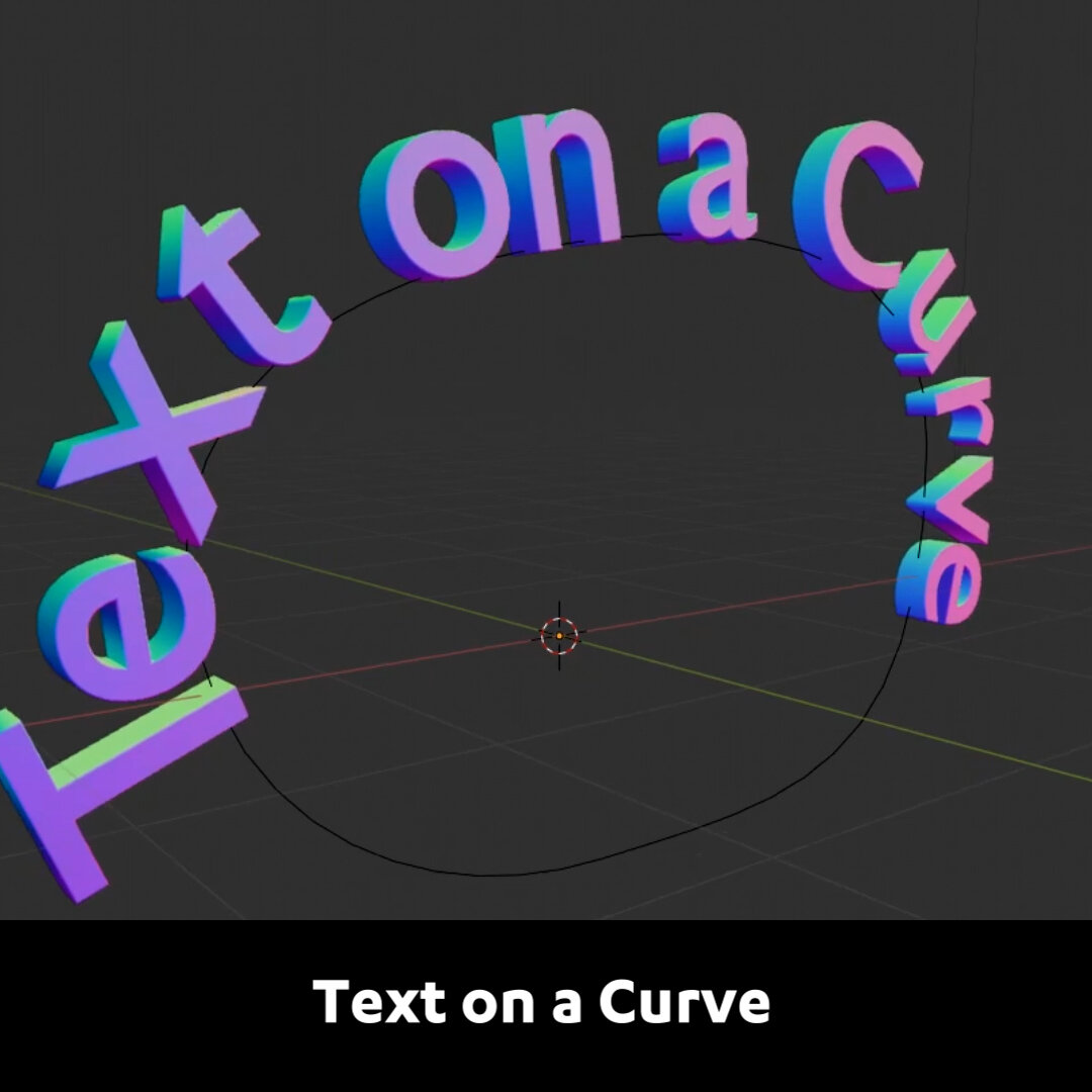 Blender Secrets: Text on a Curve
