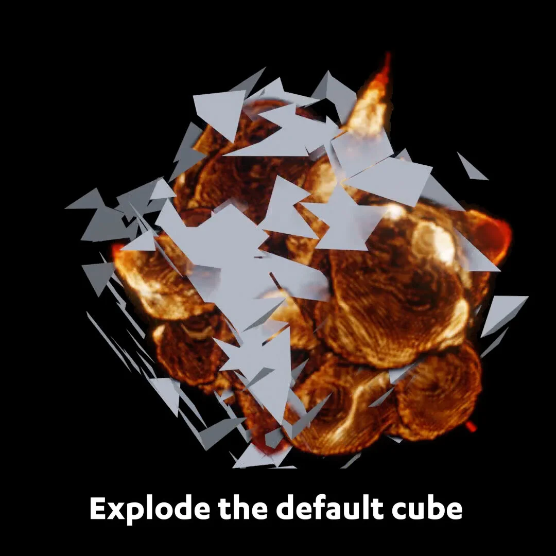 Blender Secrets - Exploding Default Cube