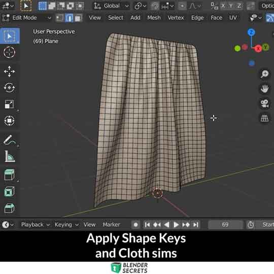 Criticism interrupt boycott Apply Shape Keys and Cloth Simulations — Blender Secrets