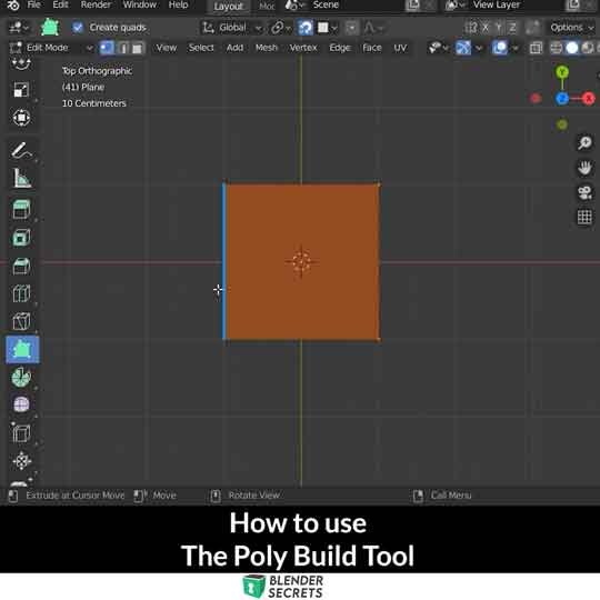 the Polybuild Tool — Blender Secrets