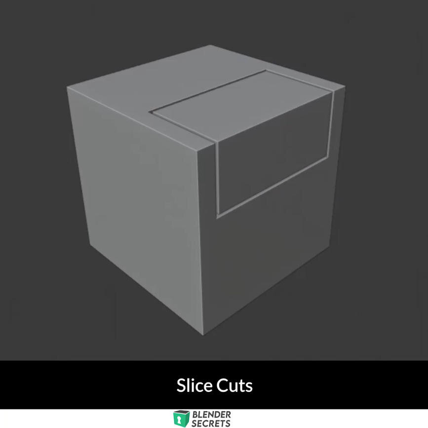 Blender Secrets - Slice Cuts without add-ons