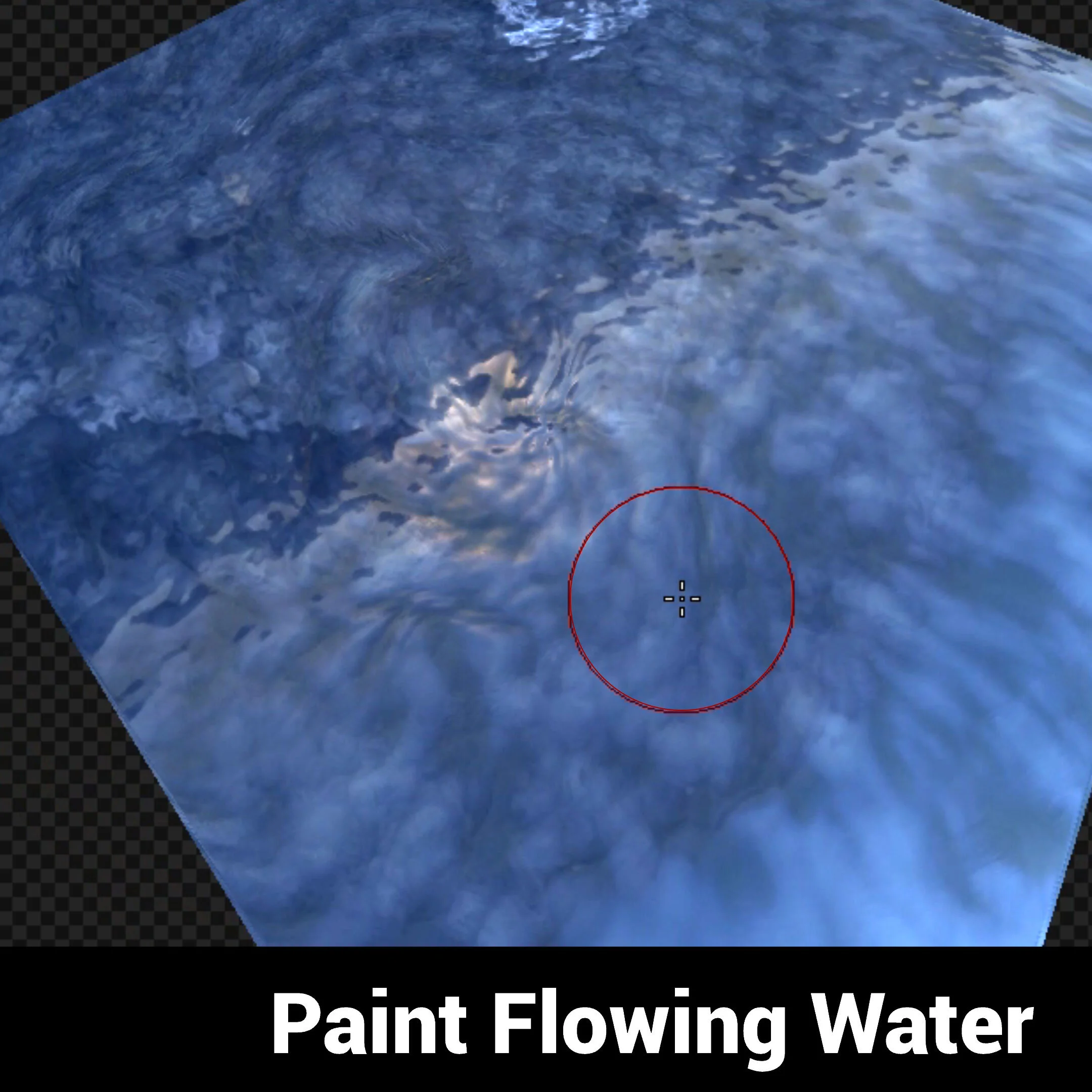 Paint Flowing Water