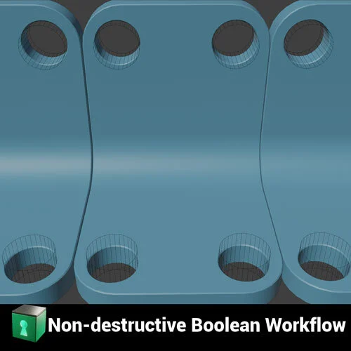 Non-Destructive Boolean Workflow