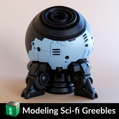 Modeling Sci-Fi Greebles on a Sphere (using Annotate Tool) — BLENDER ...