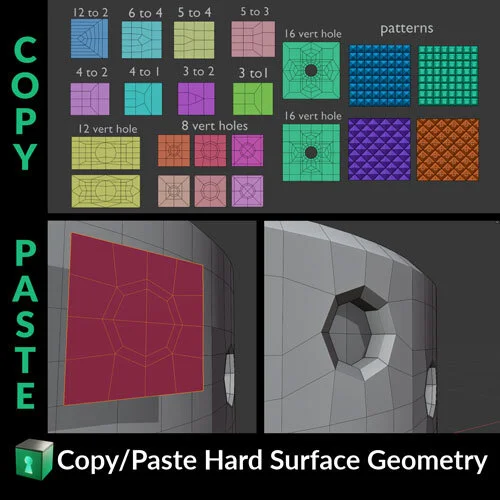 Copy / Paste Topology for Faster Modeling