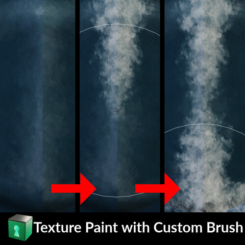Texture Painting with Custom Brushes