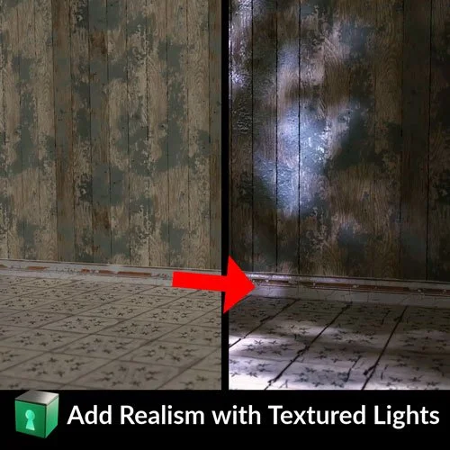More Realistic Renders with Light Textures