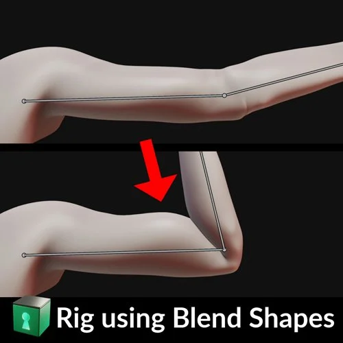Shape Keys for Muscle Deformations 💪