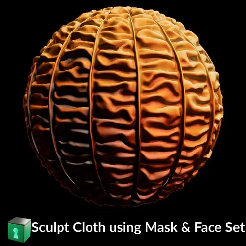 Cloth Sculpting with Masks, Face Sets and the Cloth Filter — Blender