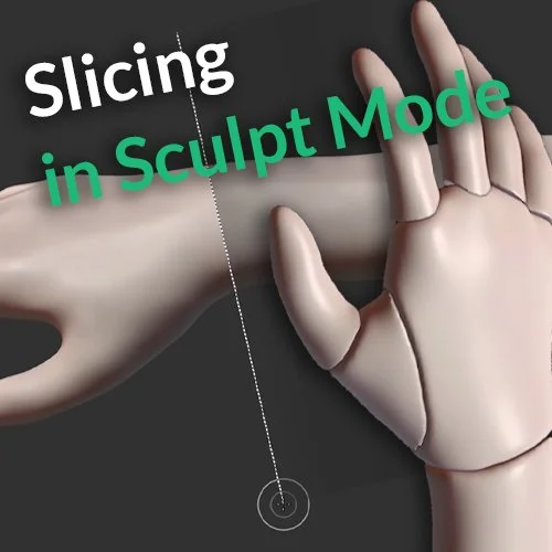Slicing Objects in Sculpt Mode