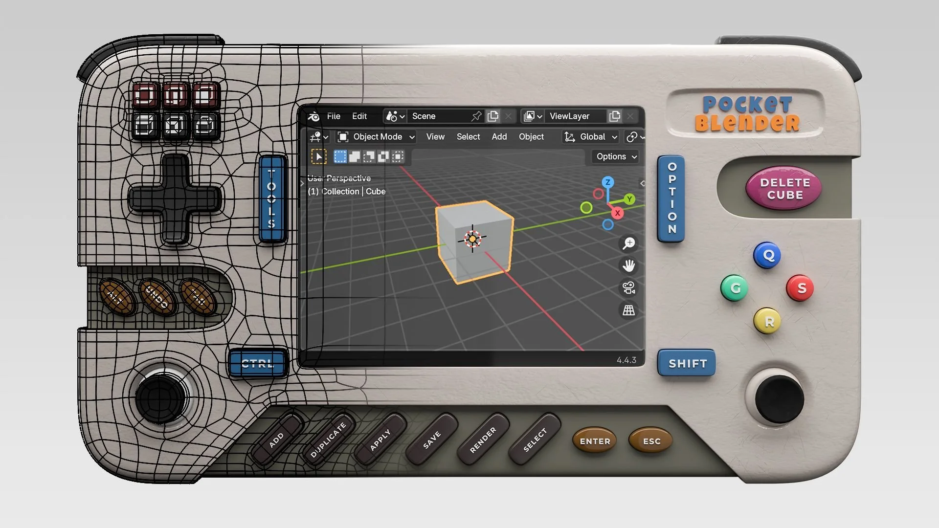 Model a Retro Pocket device (video course)