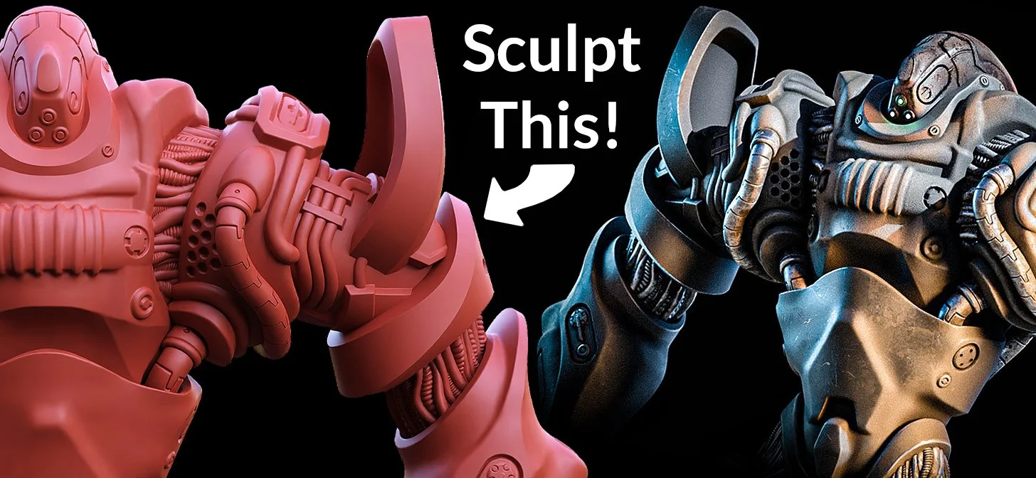 Hard Surface Sculpting (video course)