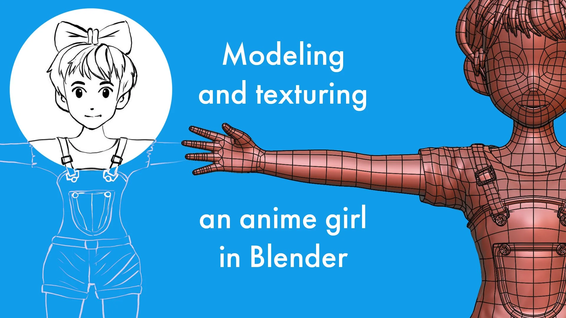 Anime Character Creation in Blender