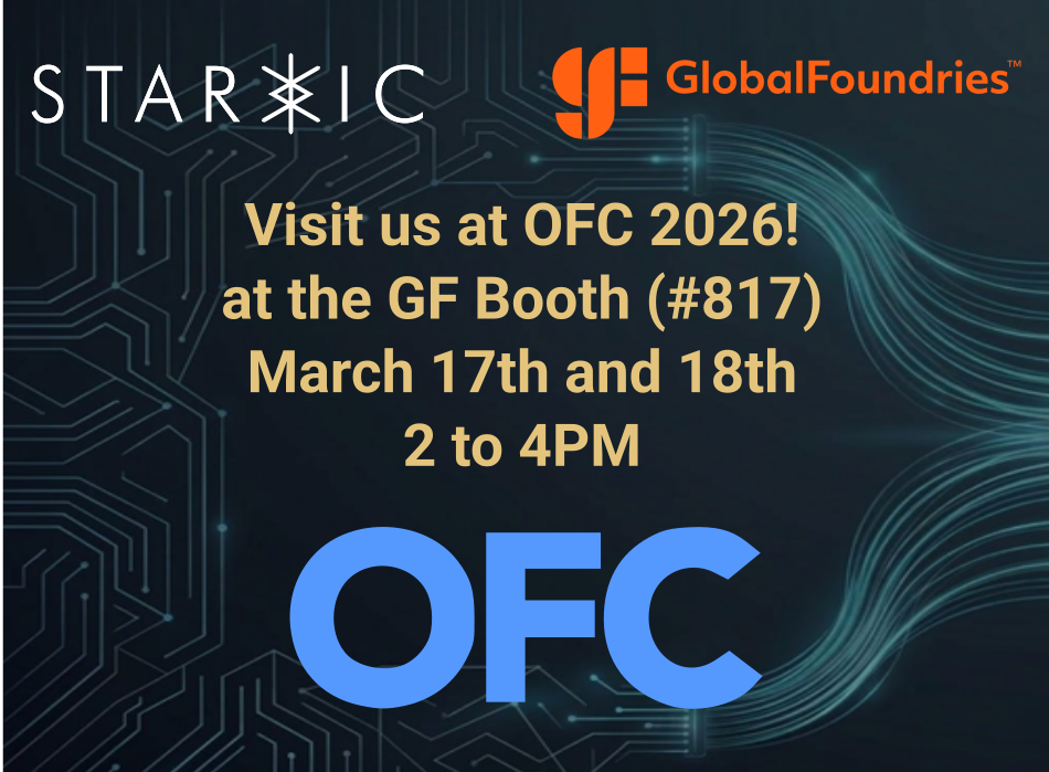 StarIC will be at OFC 2026 