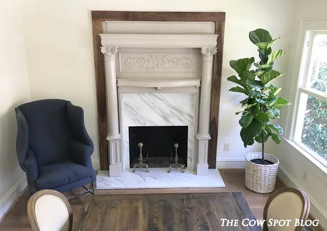 Walnut Fireplace Surround