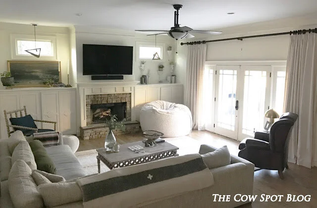 Living Room Updates // Coffee Table + Curtains