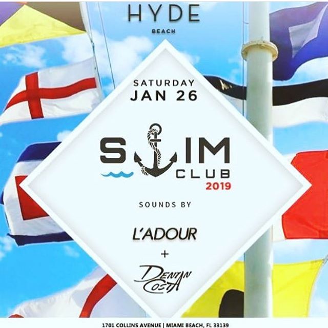 BaCK at it @hydebeachmiami #bestpoolparty #sls come see me headline tomorrow for another edition of #swimclub #djlife