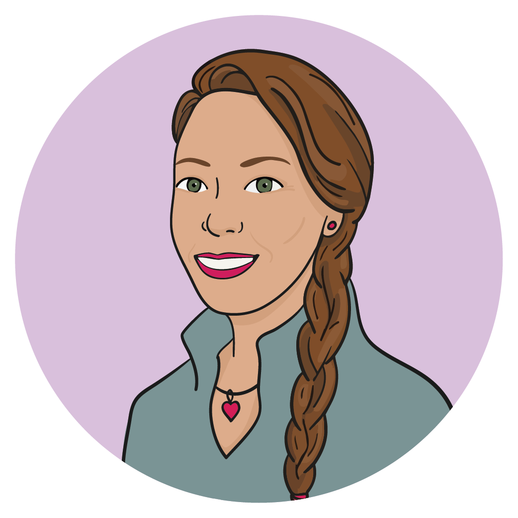 Caricature of Paula Rivero