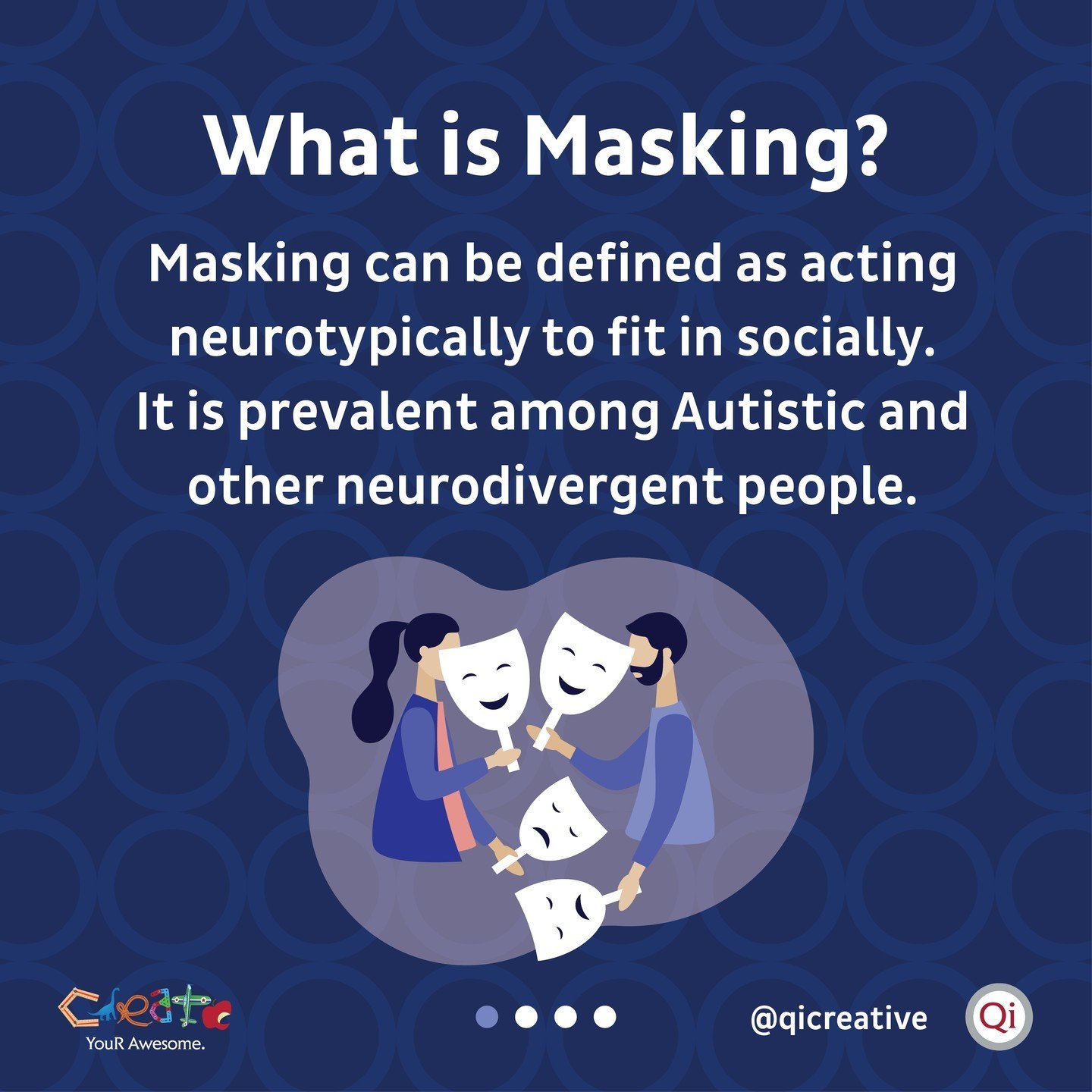 &quot;Masking&quot; can be defined as acting neurotypically to fit in socially. It is prevalent among Autistic and other neurodivergent people.

Hiding natural traits for others&rsquo; comfort and acceptance can be emotionally and mentally exhausting