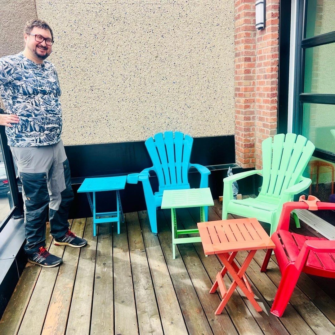 We love soaking up the sunshine on our outdoor patio, and thanks to Coach Mike, it's almost ready for the summer! ☀️😎

Celebrate Mental Health Week (May 6-12). Swing by Alberta Avenue 💚, grab yourself a coffee from The Carrot ☕, and see if you can 