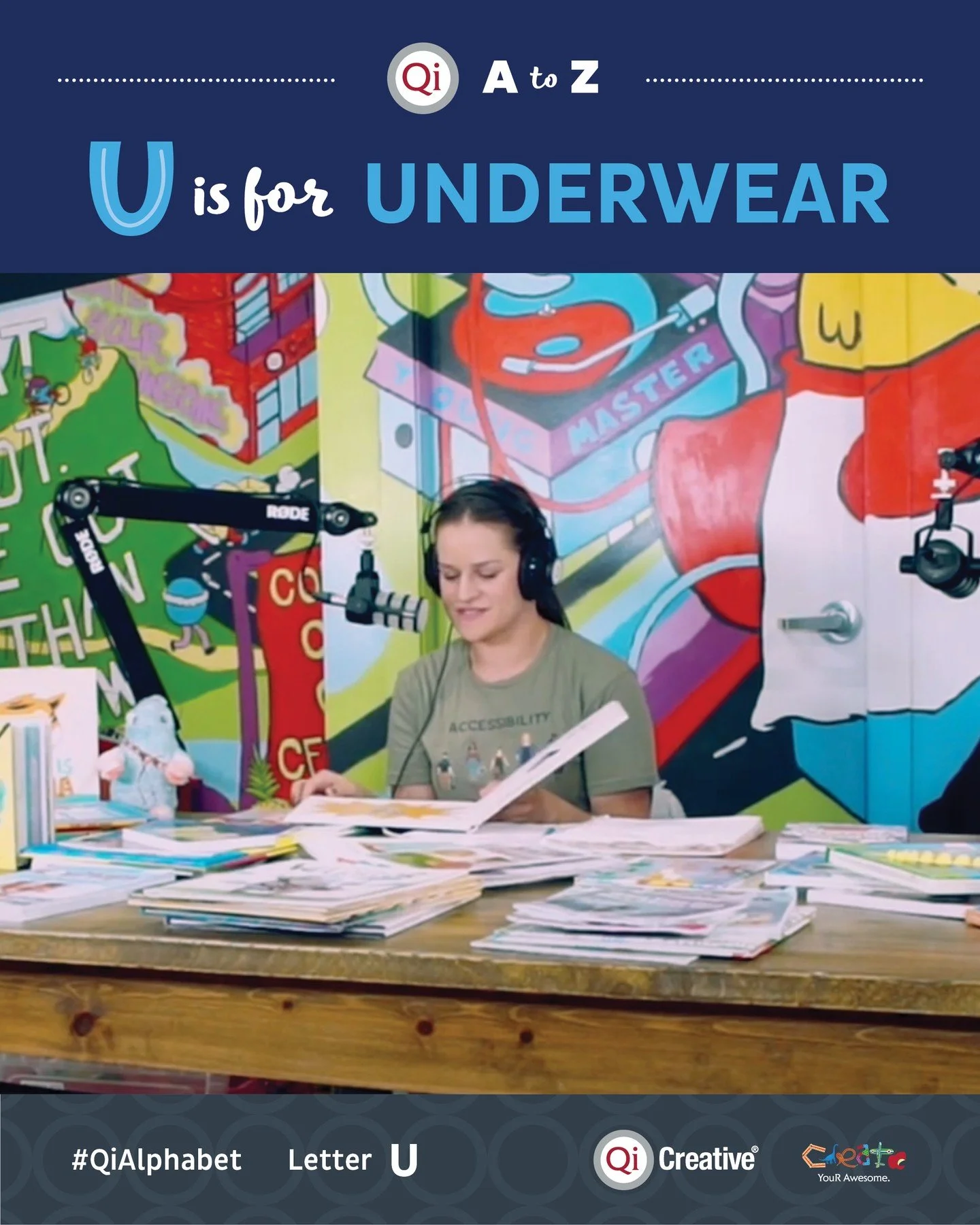 🩲 U is for Underwear! 🩲

Coach Lisa loves using humor to make learning fun, and Vegetables in Underwear by Jared Chapman is a perfect example! 🥦🥕😂 This hilarious book helps de-stigmatize topics in a lighthearted way&mdash;because who doesn&rsquo