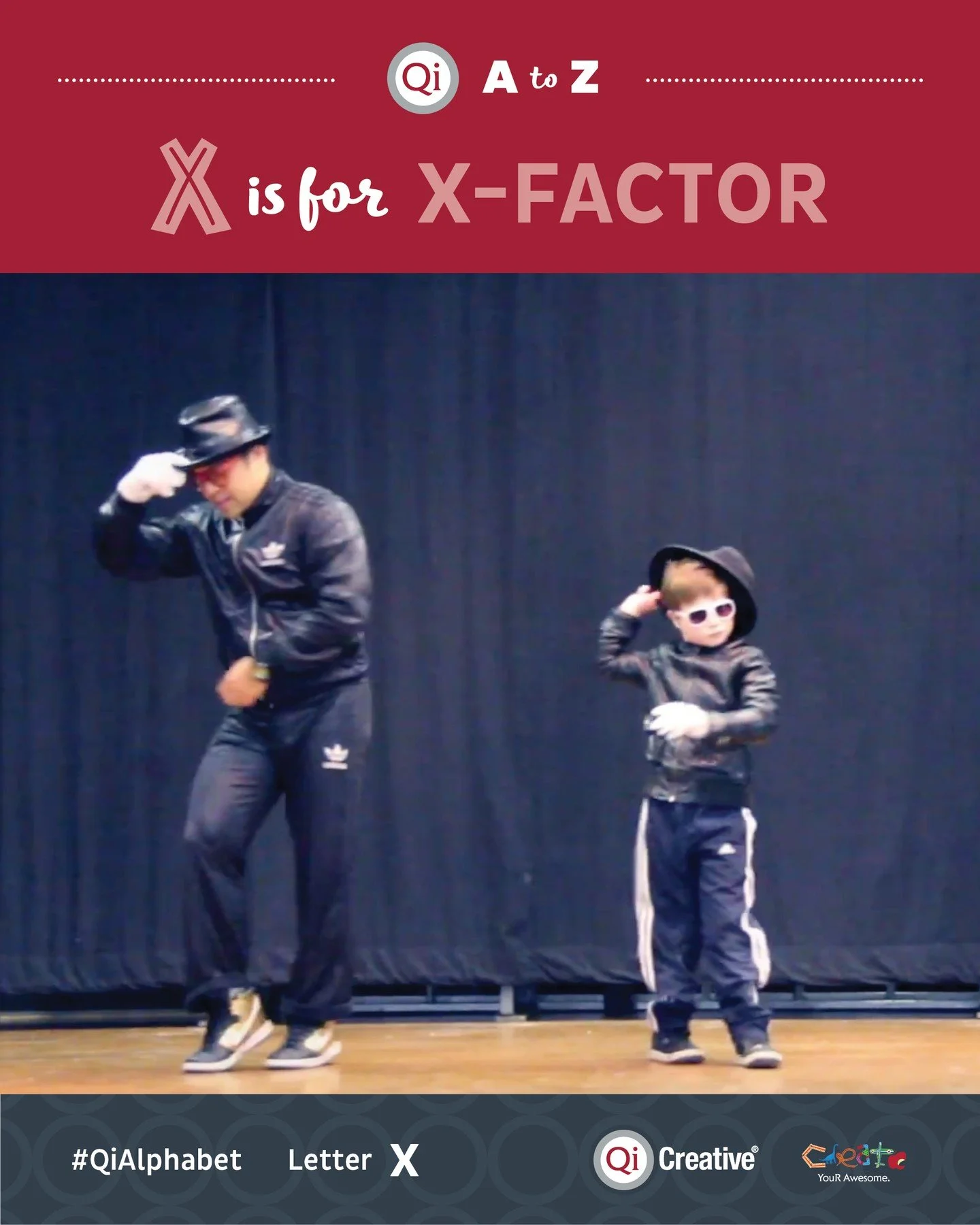 ✨ X is for X-Factor! ✨

Your X-Factor is the unique mix of talents and qualities that make you you! 💫 Years ago, our client Jed had just three weeks to prepare for his school talent show. With the support of Coaches Jon Jon and Eli, Jed WOWED the au