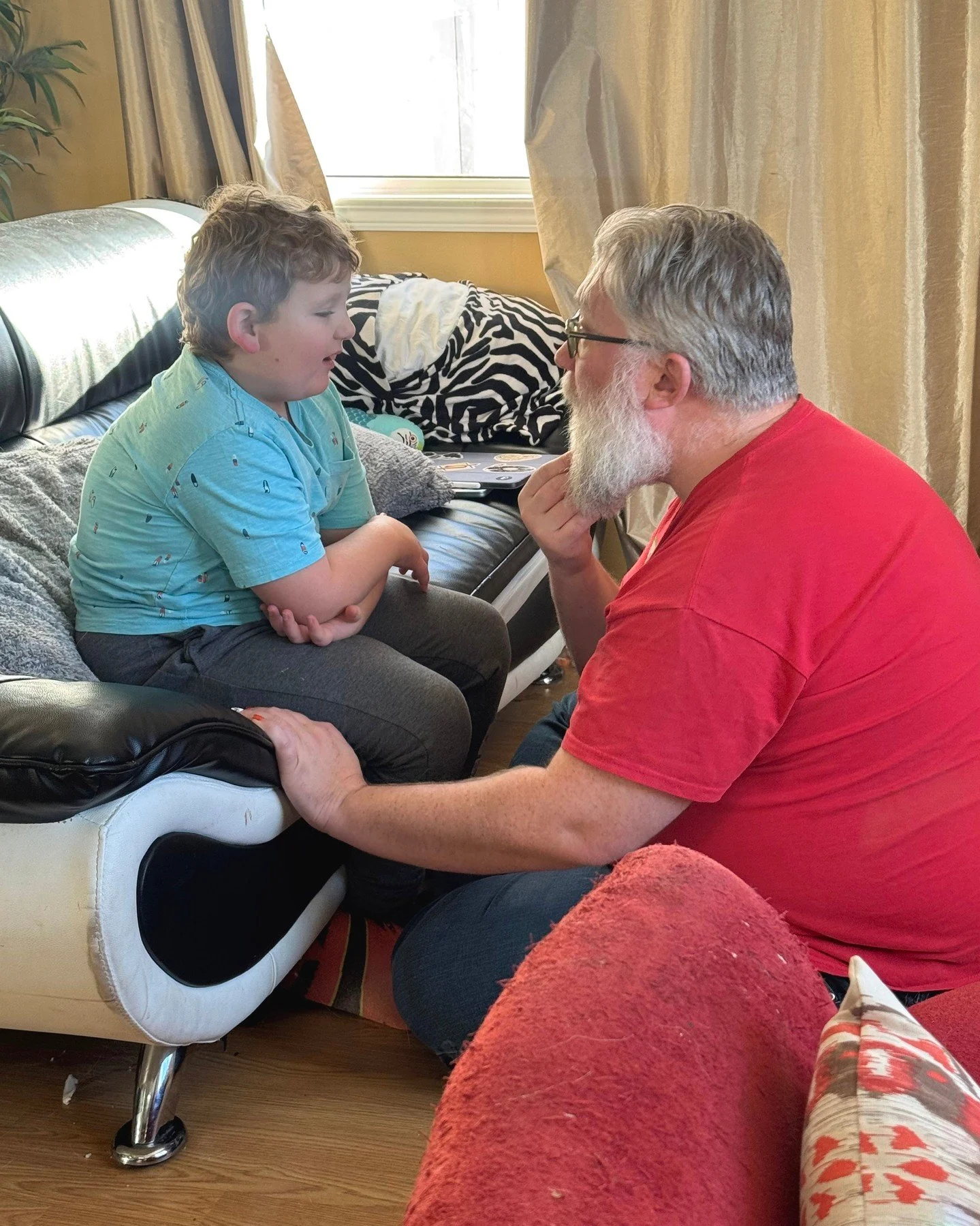 Coaches Wendy and Devin were on a visit recently with one of our awesome Qi Kiddos &mdash; and the moment they shared was pure magic. ✨

Devin was supporting him with speech sounds, and despite the challenging year he and his sibling have had, he sho