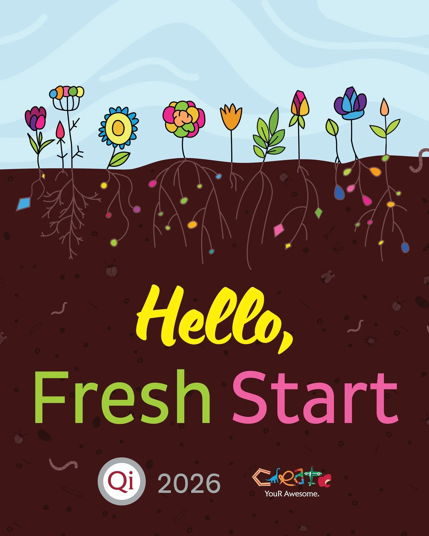✨ Fresh Start! ✨
(Our Qi Theme of the Year)

A new year often brings that feeling of starting over, a chance for a fresh start 🌅 Ahhh, how nice!

But the truth is, every day, hour, minute, or moment is an opportunity to begin again ⏰ 💛 Sometimes a 