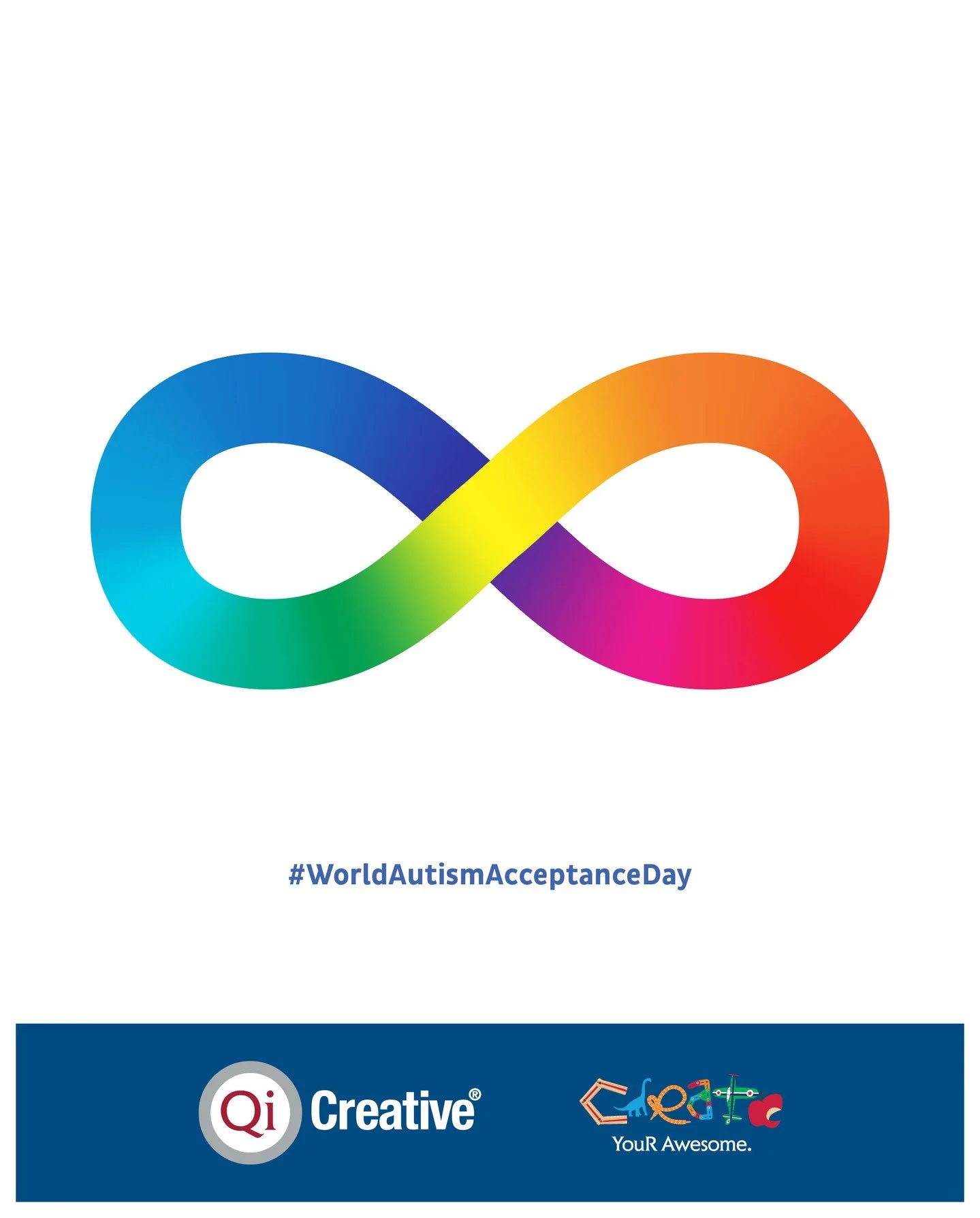 Happy World Autism Acceptance Day! 💛

At Qi Creative are committed to honouring each person for who they are and celebrating the strengths and talents that make them awesome 🎉. 

#CreateYouRAwesome #QiWallOfAwesome #QiTalks #PodcastLife #PhysicalTh